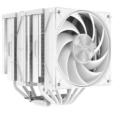 Кулер SAMA A60-WHWNNXOX-G, башенный, 2×120 мм, 265 Вт, 6 тепловых трубок