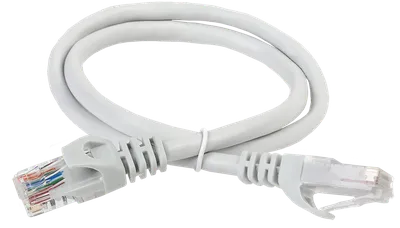 Патч-корд ITK PC01-C6UL-7M, Cat.6 UTP, LSZH, 7 м, серый