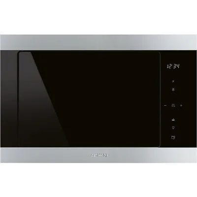 Микроволновая печь SMEG FMI325X, встраиваемая, 26л, гриль, сенсорная
