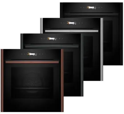 Духовой шкаф NEFF B59CR72Y0, электрический, 71л, пиролиз, сенсорный, черный