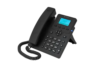 IP-телефон Flat-Phone C10: 2 SIP-аккаунта, 2 порта 10/100BASE-T (RJ-45), ЖК-дисплей, PoE