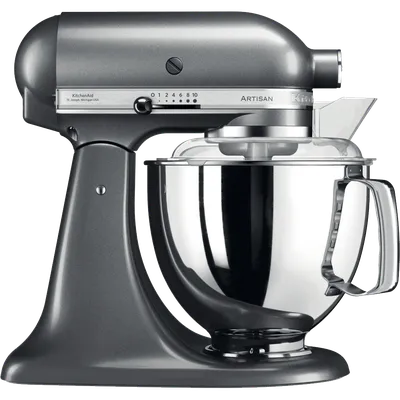 Миксер KitchenAid 5KSM175PSEMS, планетарный, 4.8л, 300Вт, серебристый