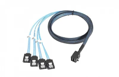 Кабель LSI L5-00221-001, SFF-8643 — 4×SATA, 1 м
