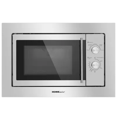 Печь микроволновая HOMSAir MOB201S, встраиваемая, 20 л, 1300 Вт, механическое управление