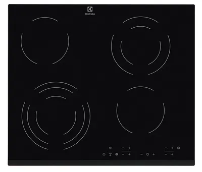 Варочная панель Electrolux EHF6343FOK, стеклокерамика, 59×52см, черный