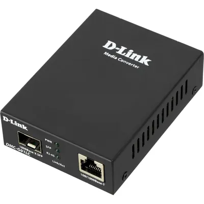 Медиаконвертер D-Link DMC-G01LC/C1A, 1000Base-T to 1000Base-X SFP