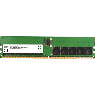 Модуль памяти Hynix HMCG78MEBEA081N, DDR5 UDIMM ECC, 16 ГБ, 4800 МГц