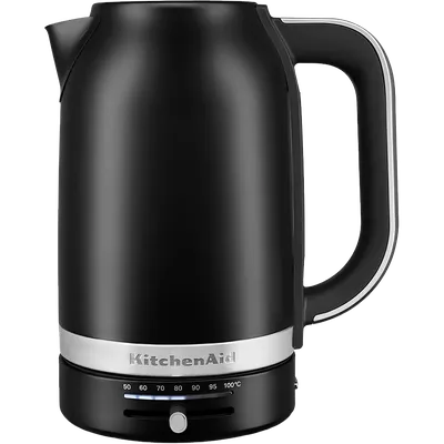 Чайник электрический KITCHENAID 5KEK1701EBM, 1.7л, 2400Вт, черный матовый