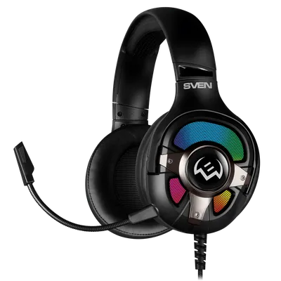 Гарнитура SVEN AP-U1100MV, игровая, USB, виртуальный 7.1, RGB
