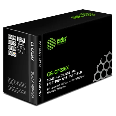 Картридж Cactus CS-CF226X, чёрный, 9000 стр.