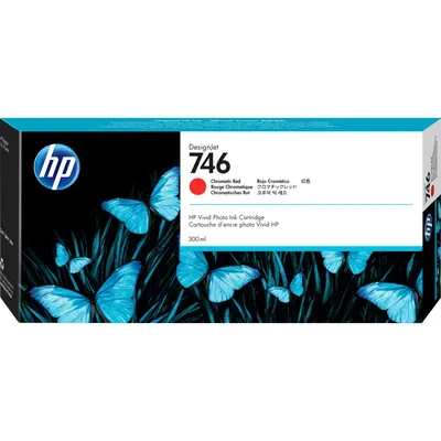 Картридж HP P2V81A, 746 хроматический красный, 300 мл