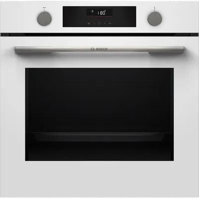 Духовой шкаф Bosch Serie 4 HUA736EV0T, 76 л, белый, с паром, класс А
