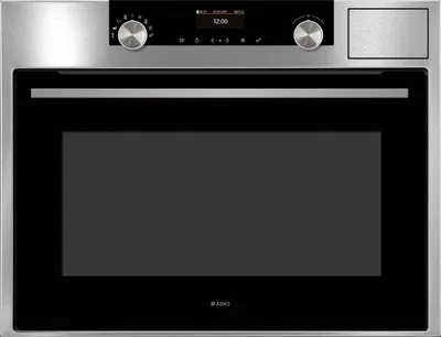 Духовой шкаф ASKO OCS8464S, электрический, 51 л, пар, гриль, TFT дисплей
