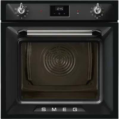 Духовка SMEG SOP6900TN, электрическая, 68 л, пиролиз, 9 функций, 60 см, чёрная