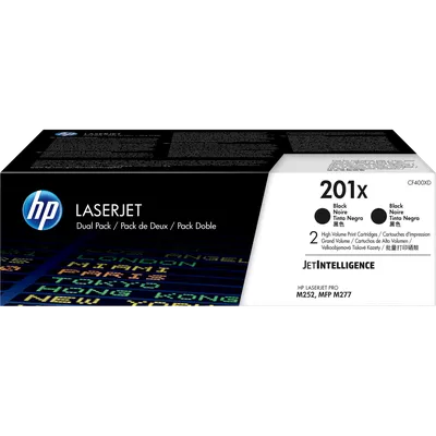 Тонер-картридж HP CF400XD (201X), черный, 2 шт, 5600 стр., высокая емкость