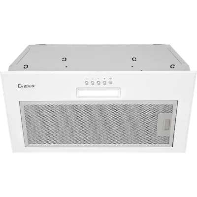 Вытяжка встраиваемая Evelux Dino 60 W, 60см, 750м³/ч, 3 скорости, LED, белый