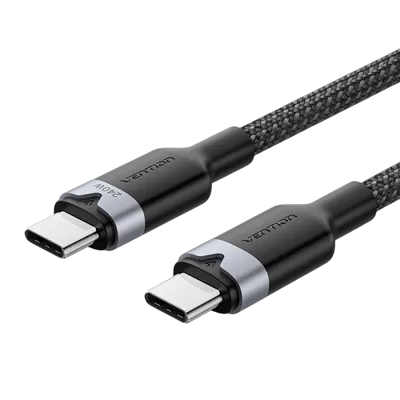 Кабель Vention TRIBH, USB 2.0 CM/CM, 2 м, 5А, PD240W