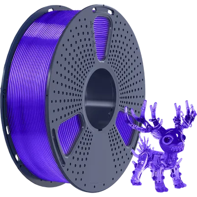 Филамент NV Print NV-3D-PLA-P-TRANSP-PURPLE, PLA+, 1.75мм, 1кг