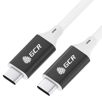 Кабель GCR GCR-55455, USB 3.1 Type-C-C, 0.5м, 100W, 5Гбит/с