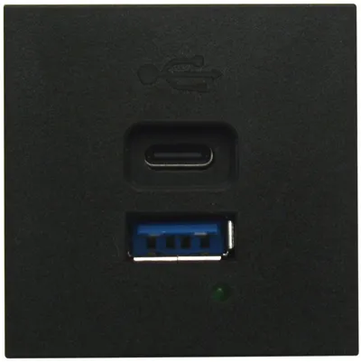 Зарядное устройство Donel DUSB3000ANAF, USB, 65W, 3A, Type A+C, 2 мод.