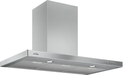 Вытяжка Elikor 940708, каминная, 90см, 650 м³/ч, серебристый