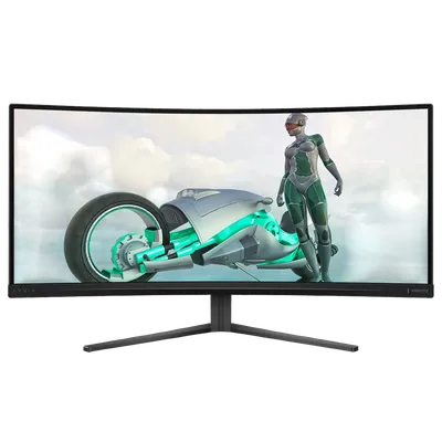 Монитор Philips 34M2C3500L, 34" UWQHD, VA, 180Hz, изогнутый