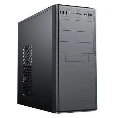 Корпус Foxline FL-886-U3C, Midi-Tower, ATX/microATX/Mini-ITX, без БП, чёрный