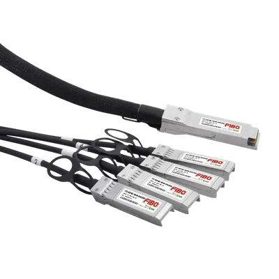 Кабель FIBO FT-Q40-4S10-DAC2m, QSFP+ to 4SFP+, DAC, 2м