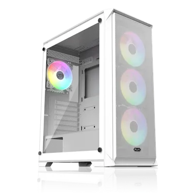 Корпус Raijintek ARCADIA 41-MS4, Midi-Tower, ATX, 4×120 мм ARGB, белый