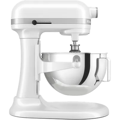 Миксер KitchenAid 5KSM55SXXEWH, 5.2л, Heavy Duty, белый