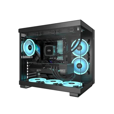 Корпус PCCooler C3T500 ARGB BK, Midi Tower, ATX/mATX/Mini-ITX, 6x120 мм ARGB