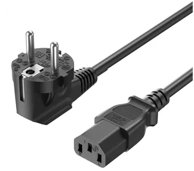 Кабель питания Vention ZCJBAC, IEC-320-C13, 1.8м, Г-образный