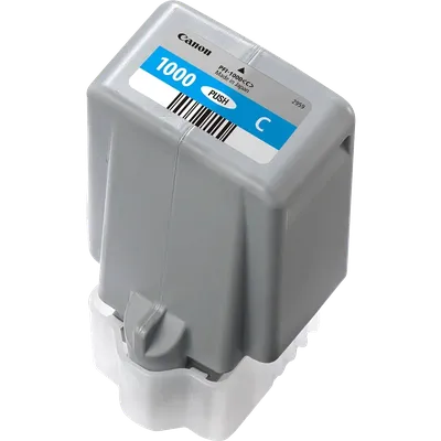 Картридж струйный Canon PFI-1000 C (0547C001), голубой, 80 мл