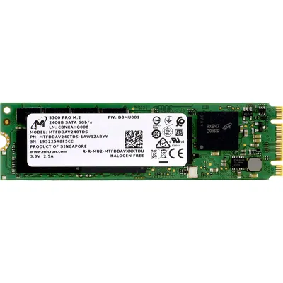 SSD Micron MTFDDAV240TDS-1AW1ZABYY, 5300PRO, 240 ГБ, SATA, M.2