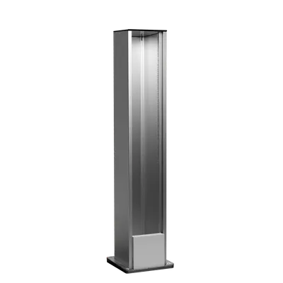 Мини-колонна напольная Donel DMC118AL, 18 мод., высота 450мм, алюминий