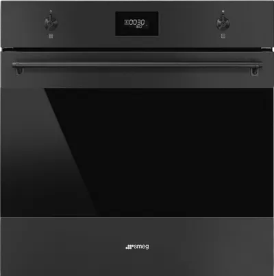 Духовой шкаф SMEG SF6301TN, электрический, 70 л, 10 функций, чёрный