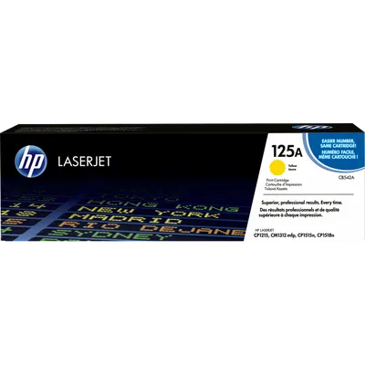 Лазерный картридж HP CB542A, желтый