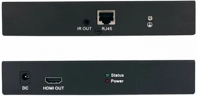 Комплект передатчик+приемник OSNOVO TLN-HiKMA/1+RLN-HiKMA/1, HDMI/USB/RS232/ИК/Audio по Ethernet, до 120м, 4K