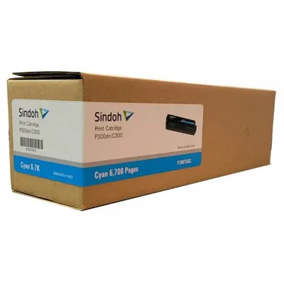Картридж Sindoh P300T6KC-W, голубой, 6700 страниц, для P300dn/C300