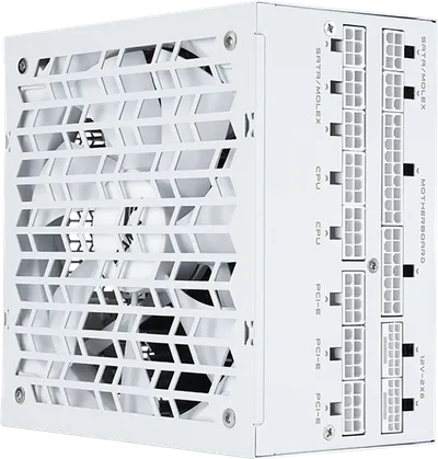 Блок питания SAMA P1200 White (XPH1200-AP), 1200 Вт, 80 PLUS Platinum, ATX 3.1, Full modular