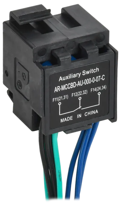 Блок контактов вспомогательный IEK AR-MCCBD-AU-000-0-07-C, левый, 3NO3NC, MCCB G/H/I