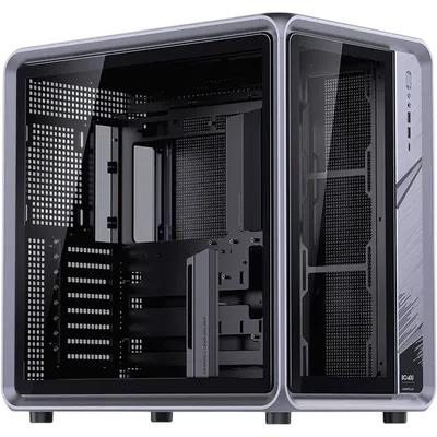 Корпус JONSBO BO400, Midi-Tower, ATX/mATX/Mini-ITX, TG, без БП, серый