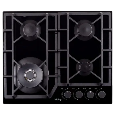 Варочная поверхность Korting HGG 6919 CTN, газовая, 4 конфорки, WOK, 60 см