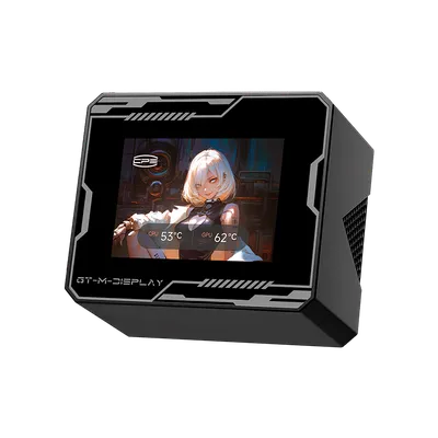 Система охлаждения PcCooler GT360M ARGB Display BK, 360 мм, 3×120 мм, TDP 310 Вт, ARGB