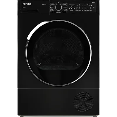 Сушильная машина Korting KD 60HP109 N, 10 кг, тепловой насос, A++, черный
