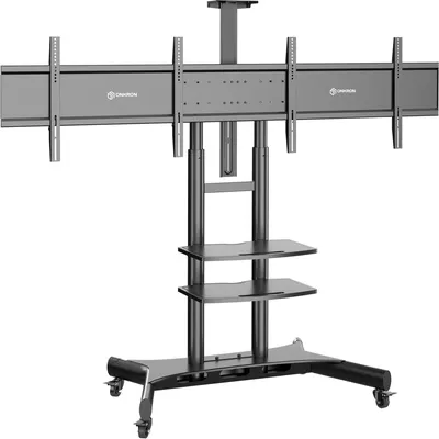 Стойка ONKRON TS1881DVB, мобильная, для 2 ТВ 40"-65"