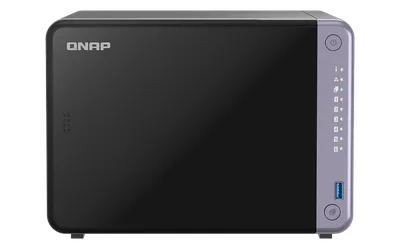 СХД QNAP TS-632X-4G, 6 отсеков 3.5", Alpine AL-524 4C 2.0 ГГц, 4 ГБ DDR4, 2×10GbE SFP+