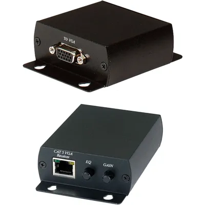 Комплект SC&T TTA111VGA, передатчик+приемник VGA по витой паре, до 300 м