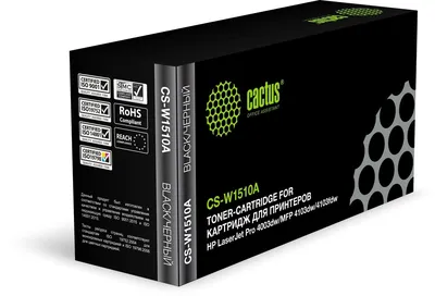 Картридж CACTUS CS-W1510A (W1510A), чёрный, 3050 стр., для HP LJ Pro 4003dw/MFP 4103