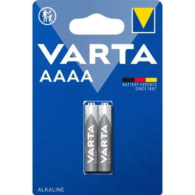 Батарейка VARTA AAAA (LR8D425), алкалиновая, 1.5 В, 2 шт